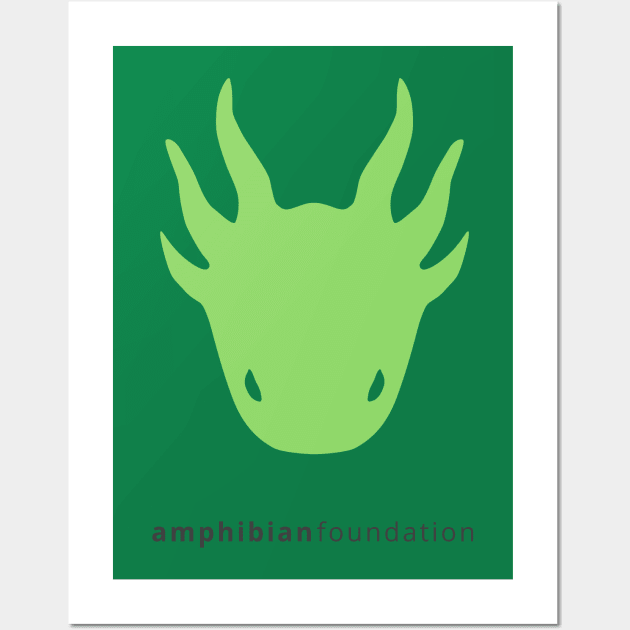 Amphibian Foundation Green Logo Wall Art by amphibianfoundation